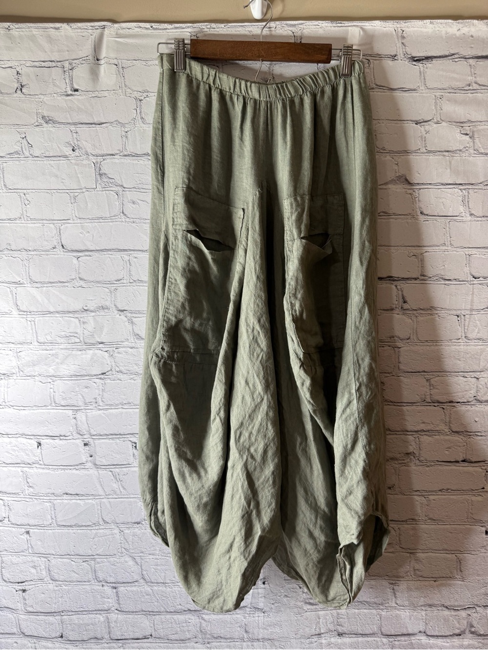 Tempo Paris Linen Balloon Skirt small